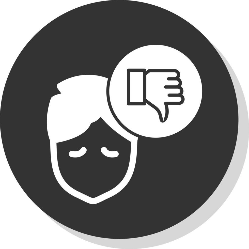 Pessimistic Vector Icon Design