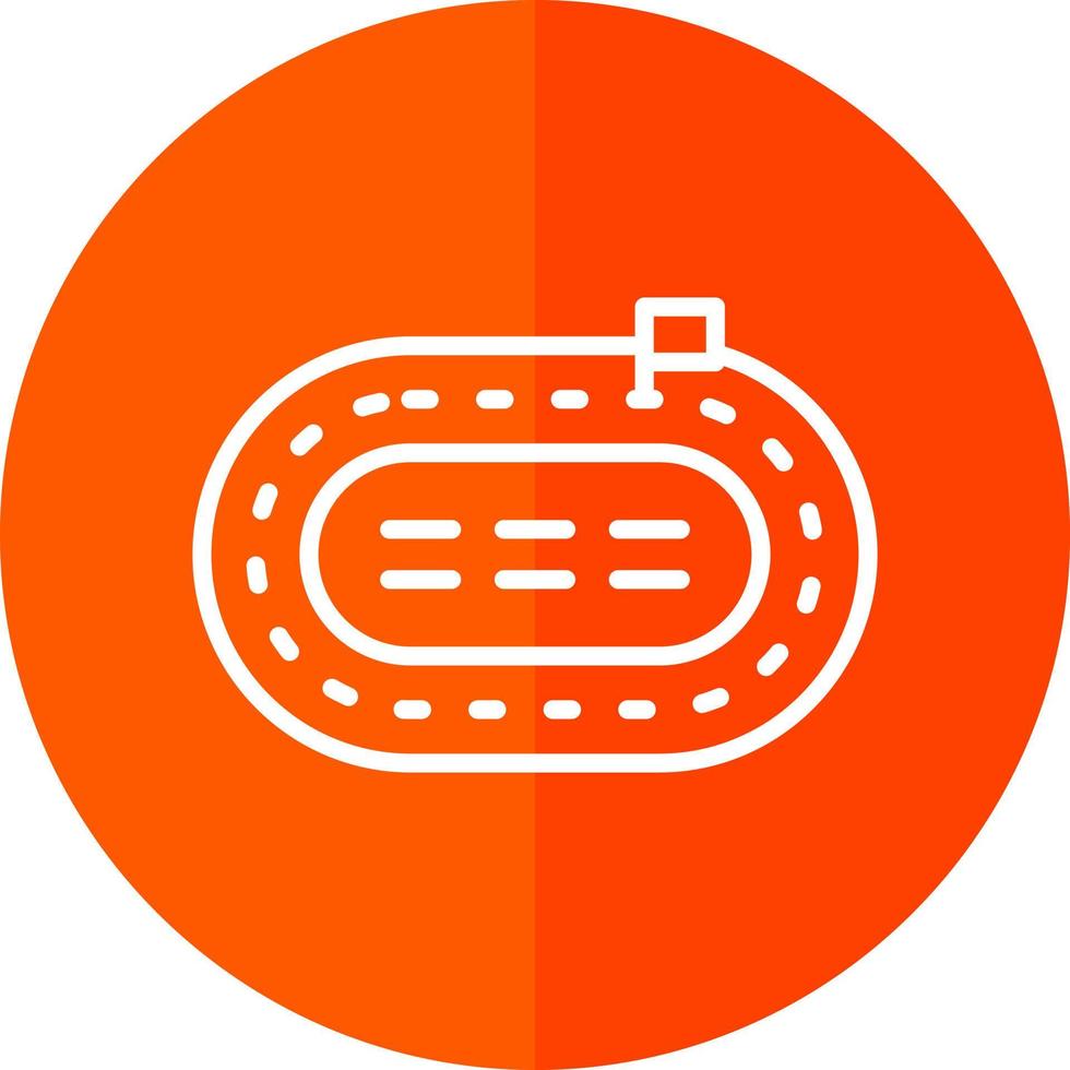 Race Track Vector Icon Design