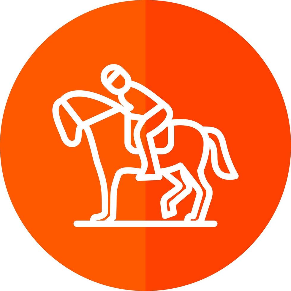 Equestrian Vector Icon Design