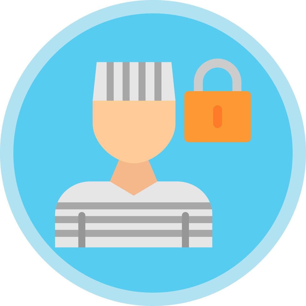 Prisoner Vector Icon Design