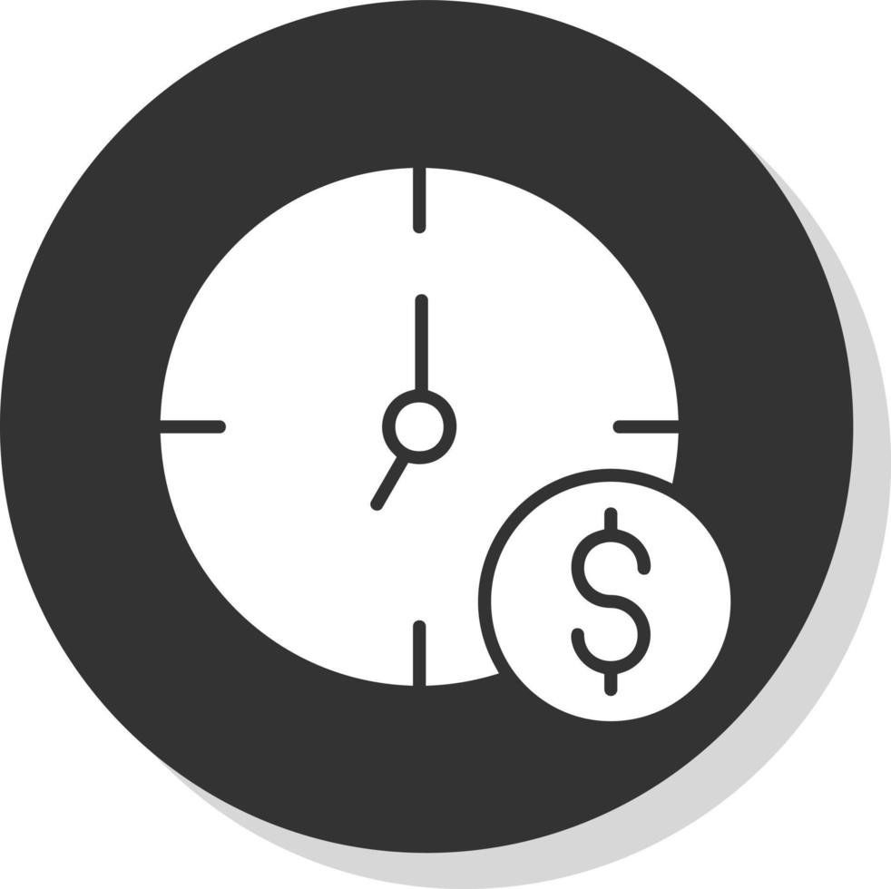 Time is Money Vector Icon Design