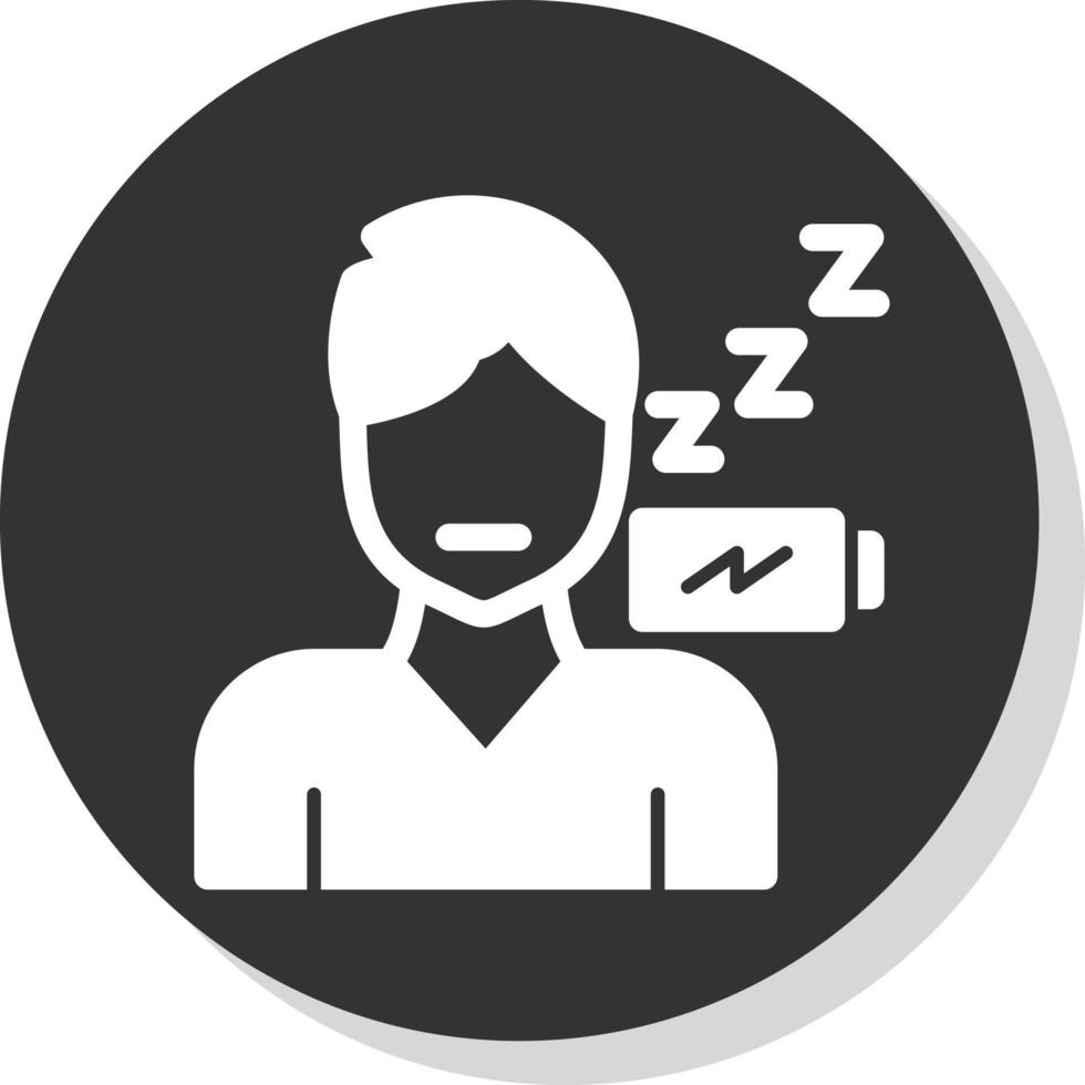 Fatigue Vector Icon Design