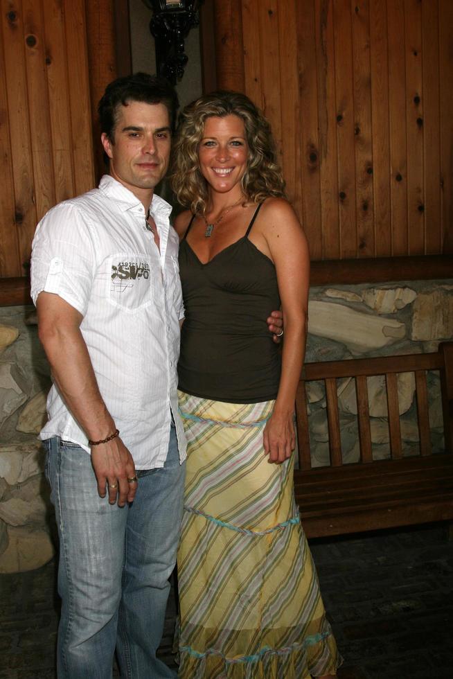 Rick Hearst  Laura Wright  arriving at the annual General Hospital Fan Club Luncheon at the Sportsmans Lodge in Studio City CA onJuly 12 20082008 photo