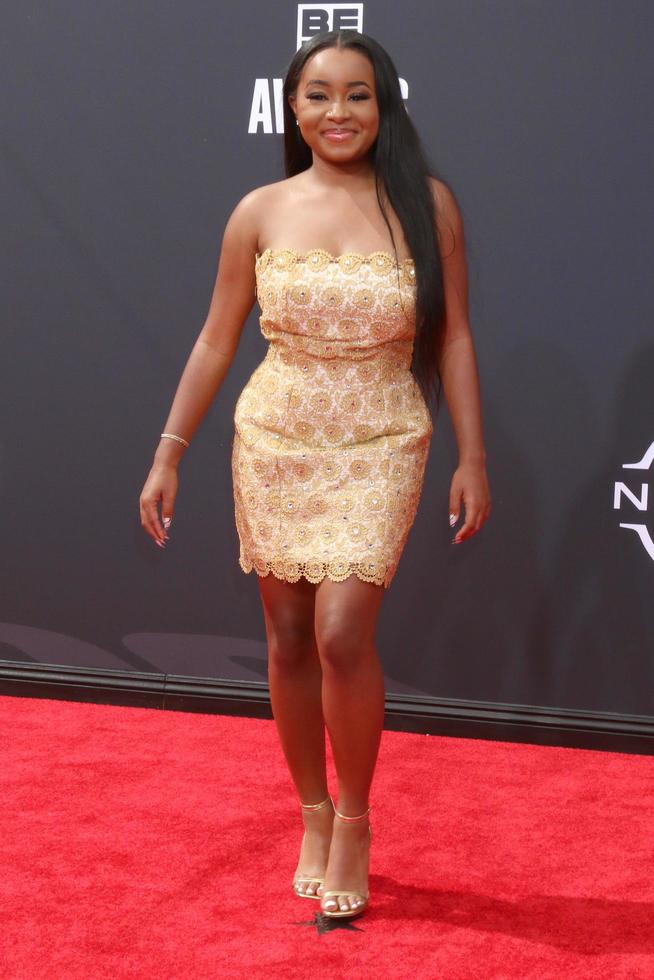 LOS ANGELES  JUN 26  Layla Crawford at the 2022 BET Awards at Microsoft Theater on June 26 2022 in Los Angeles CA photo