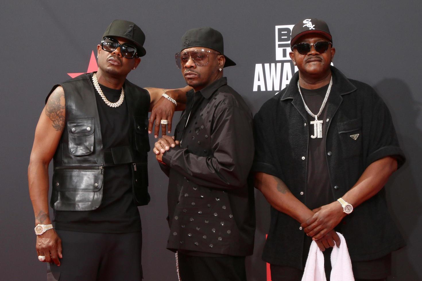 LOS ANGELES  JUN 26   KCi Dalvin DeGrate Joel Hailey at the 2022 BET Awards at Microsoft Theater on June 26 2022 in Los Angeles CA photo