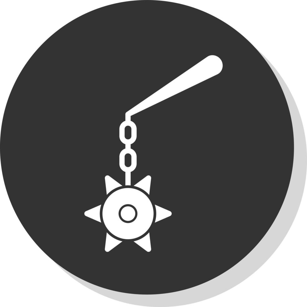 Mace Vector Icon Design