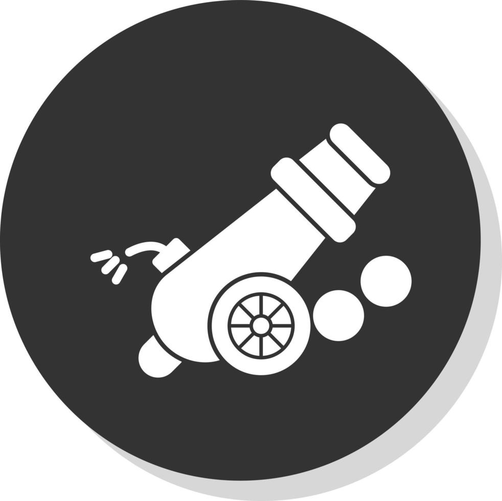 Cannon Vector Icon Design