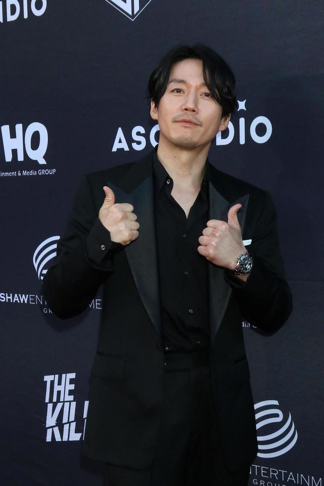 los angeles jun 20 jang hyuk a el asesino los angeles estreno a el pueblo teatro en junio 20 2022 en madera del oeste California foto