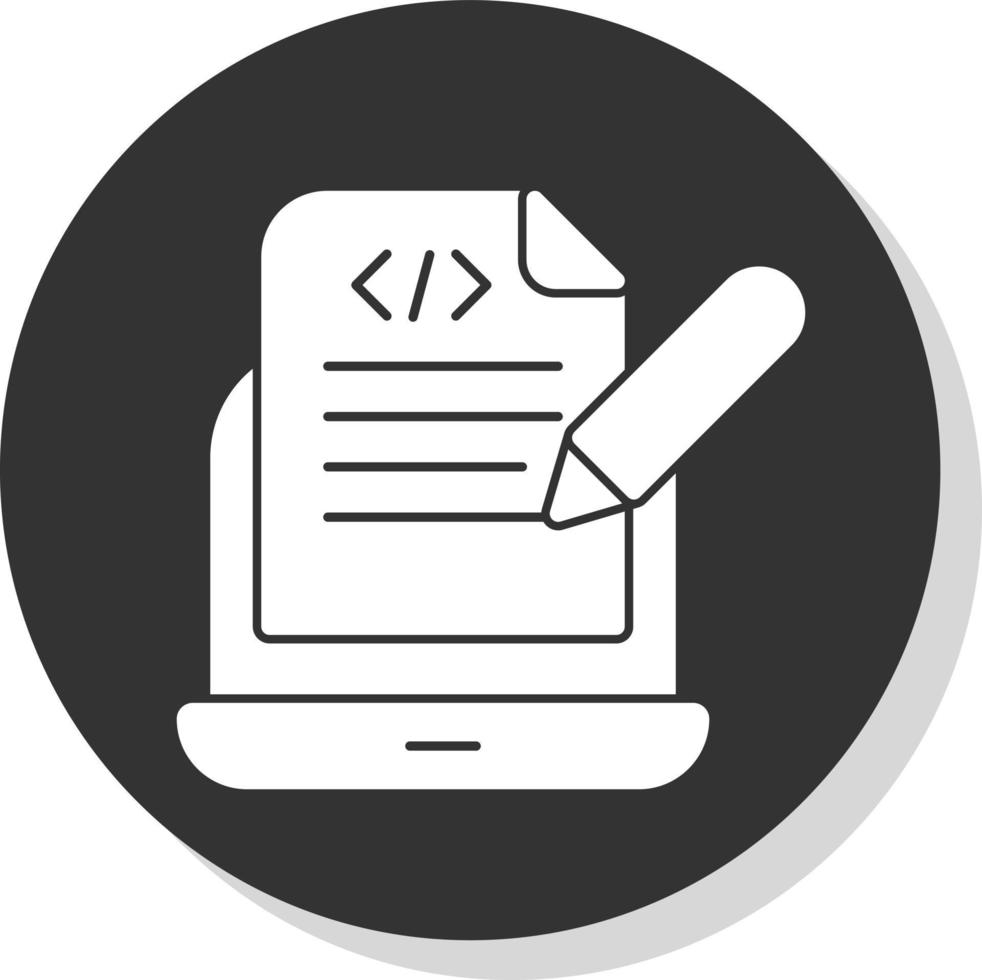 Programming Notes Vector Icon Design