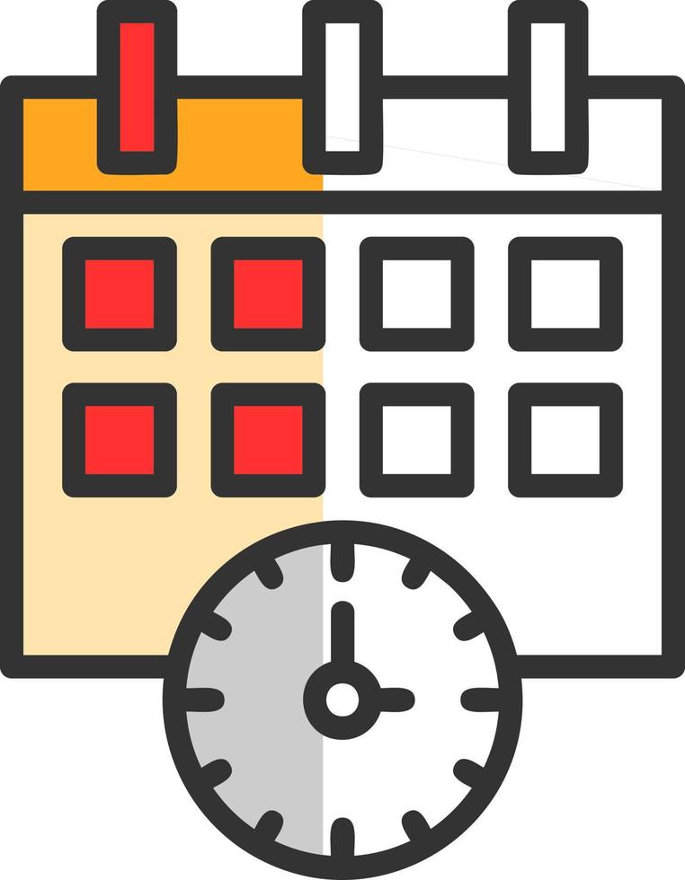 Schedule Vector Icon Design