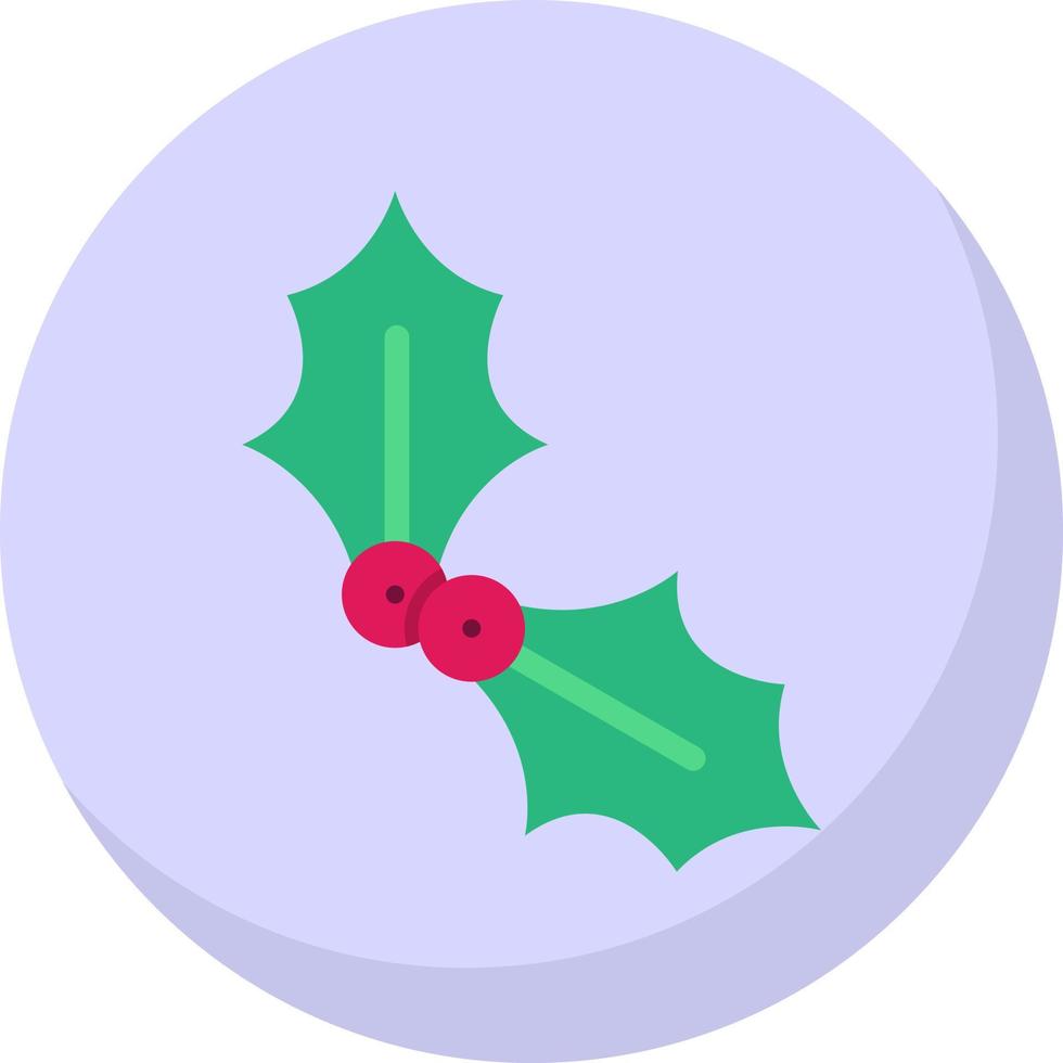 Holly Berry Vector Icon Design