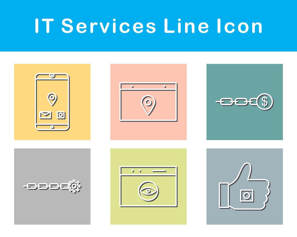 IT Services Vector Icon Set