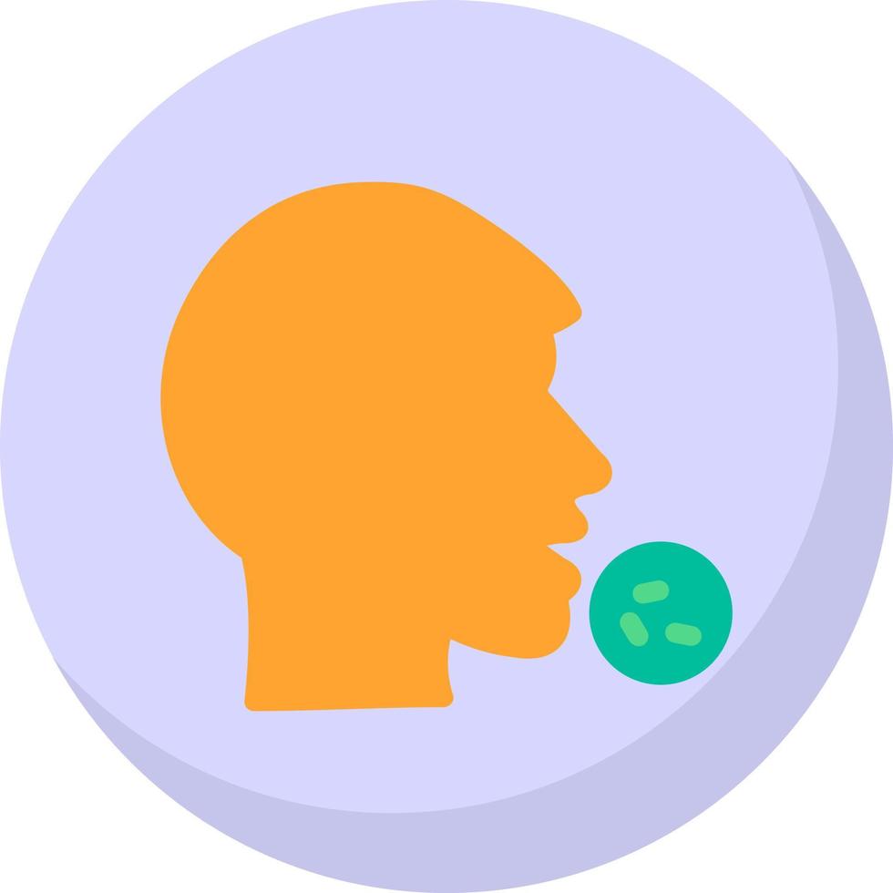 Head Side Virus Vector Icon Design