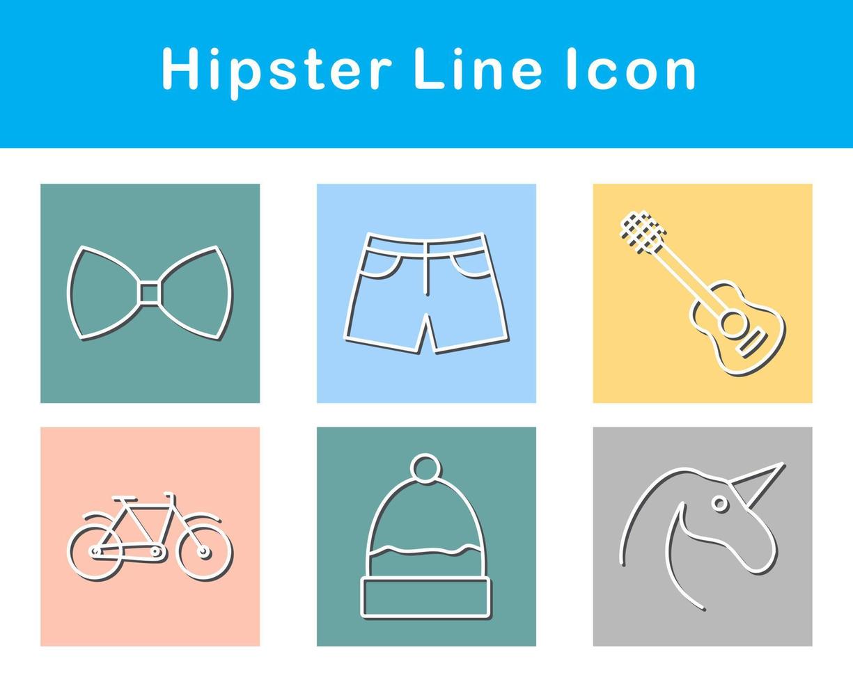 Hipster Vector Icon Set