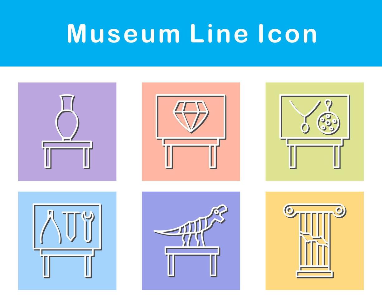 Museum Vector Icon Set