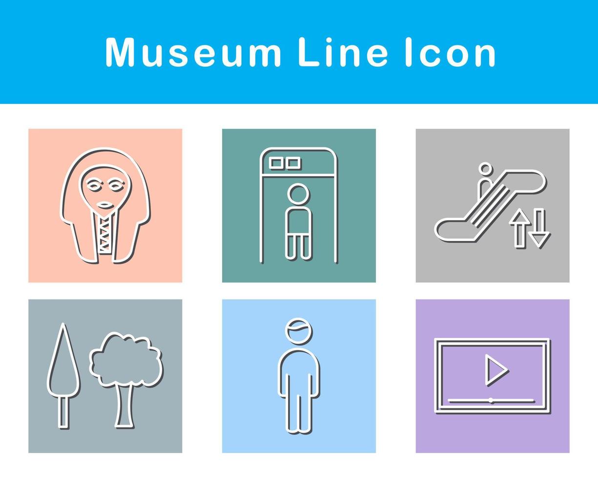 Museum Vector Icon Set