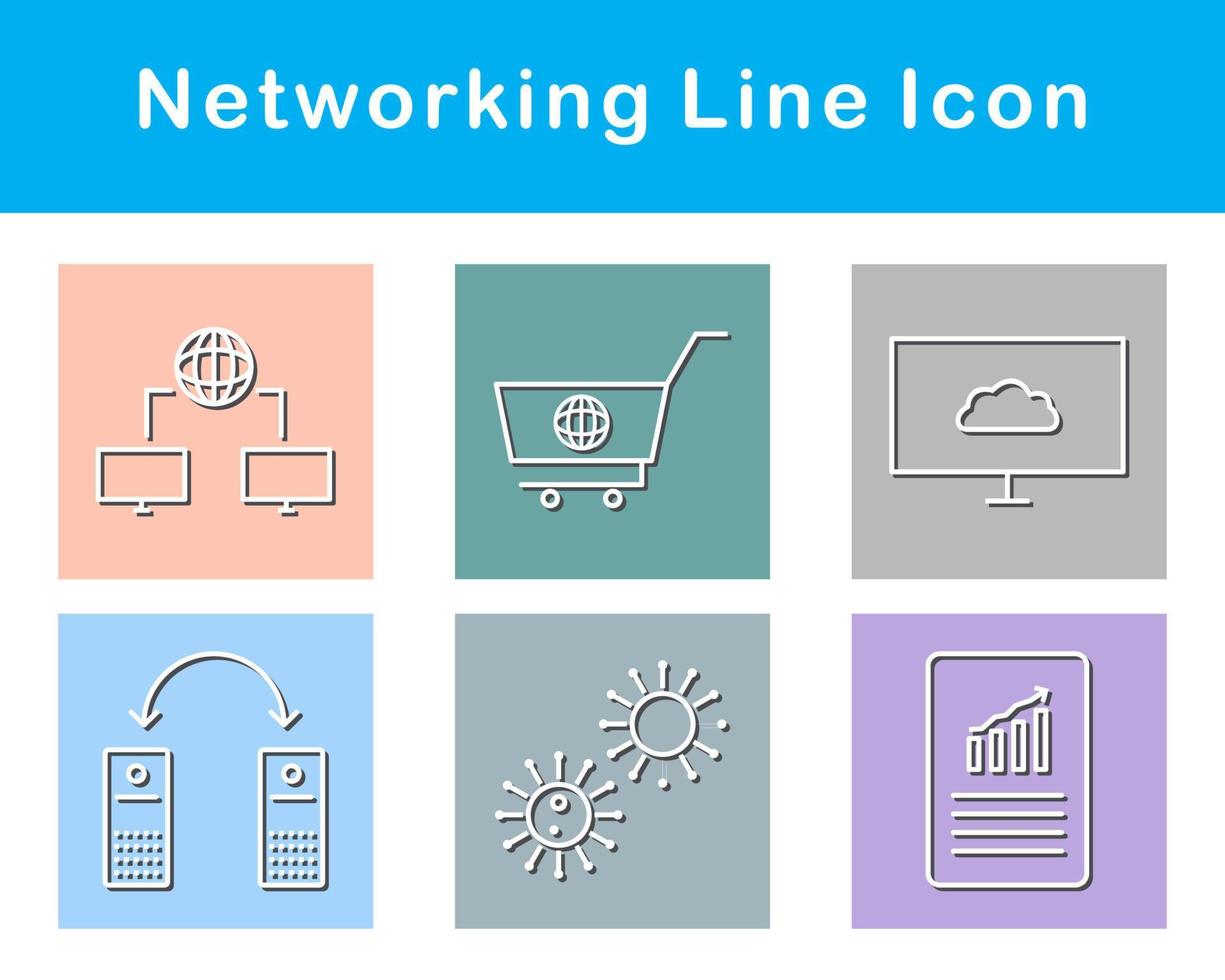 Networking Vector Icon Set