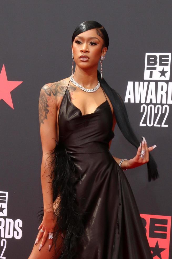 LOS ANGELES  JUN 26  Lakeyah at the 2022 BET Awards at Microsoft Theater on June 26 2022 in Los Angeles CA photo