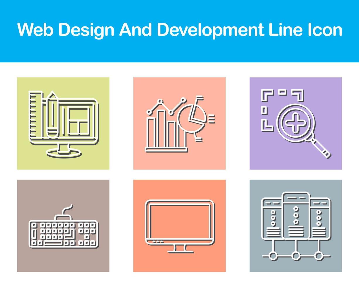 Web Design And Development Vector Icon Set