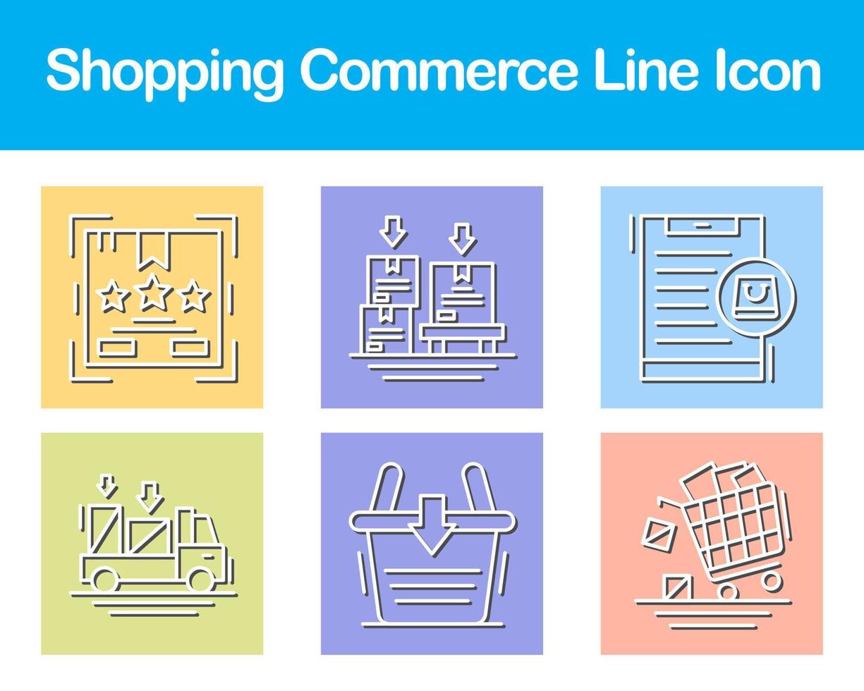 Shopping Commerce Vector Icon Set