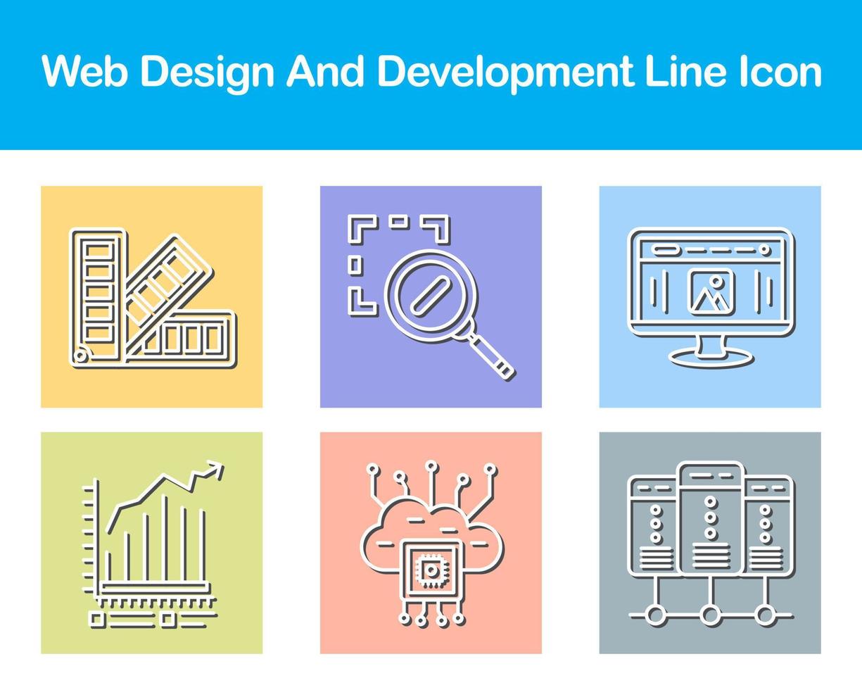 Web Design And Development Vector Icon Set