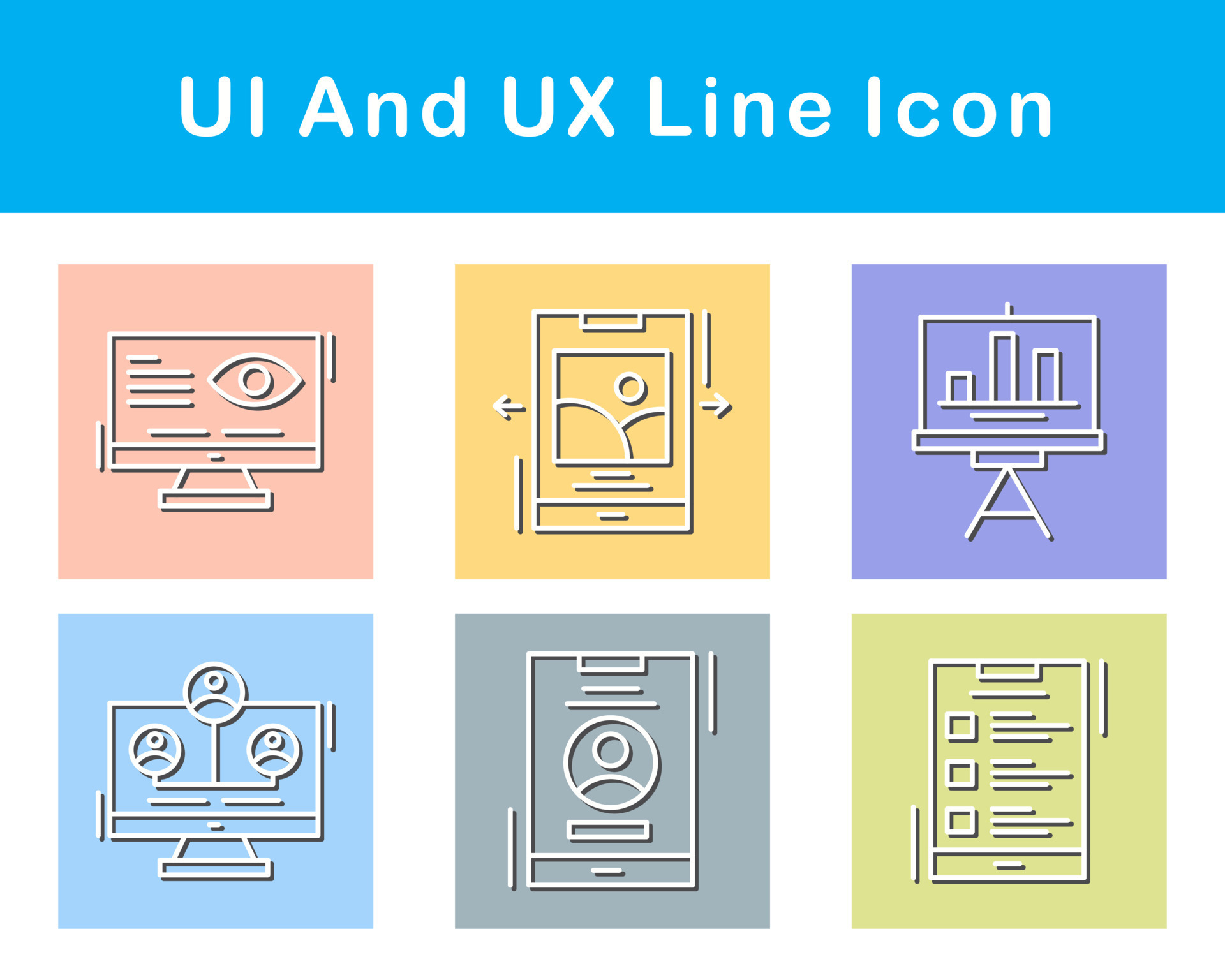 UI And UX Vector Icon Set 21264633 Vector Art at Vecteezy