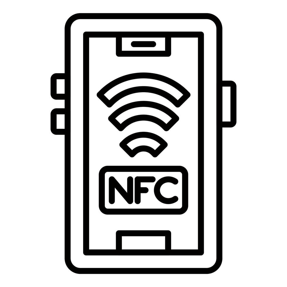 NFC Icon Style vector