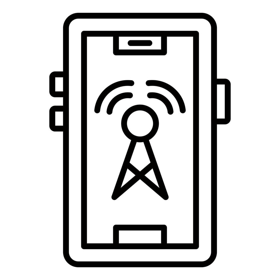 Network Cell Icon Style vector
