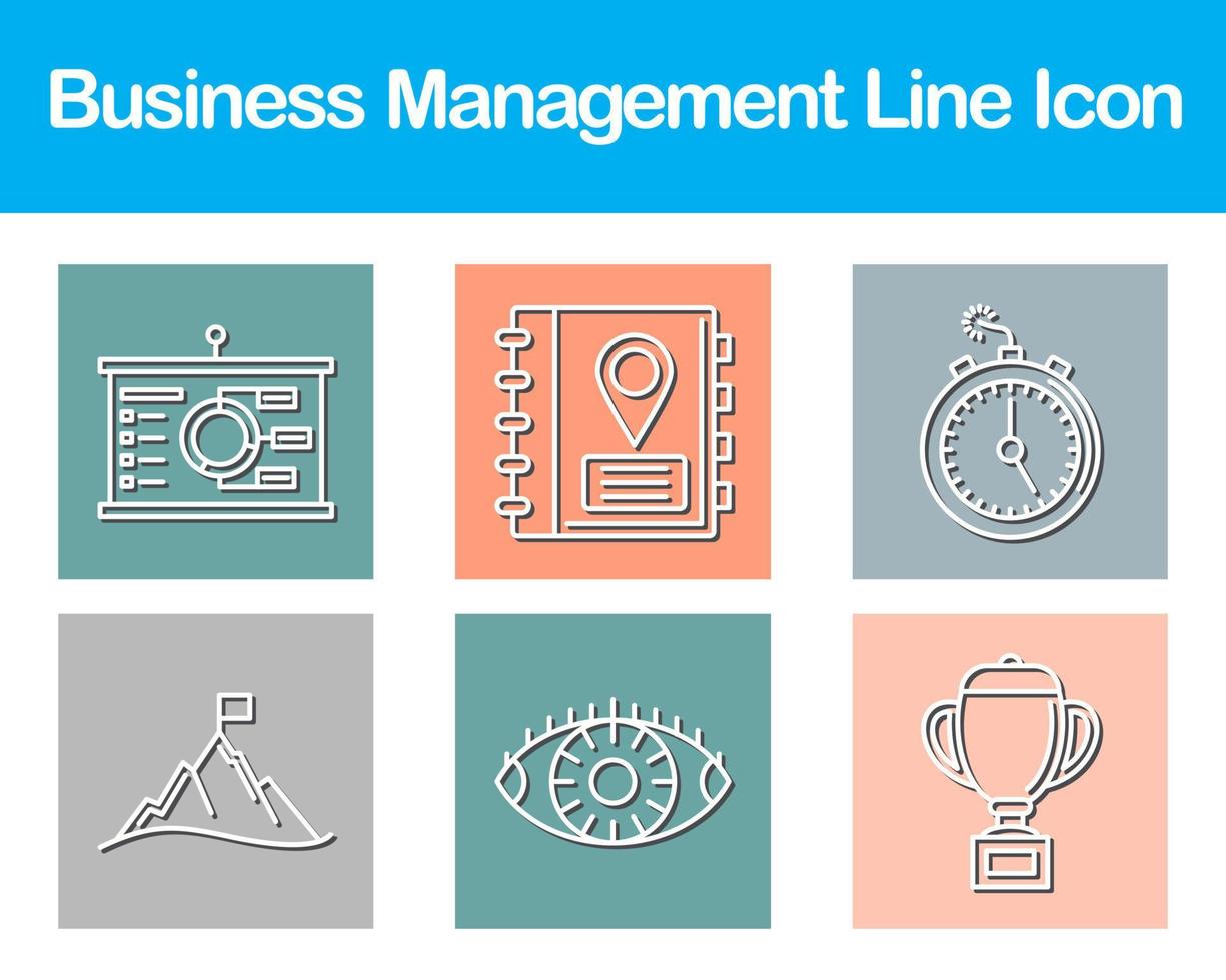 Business Management Vector Icon Set