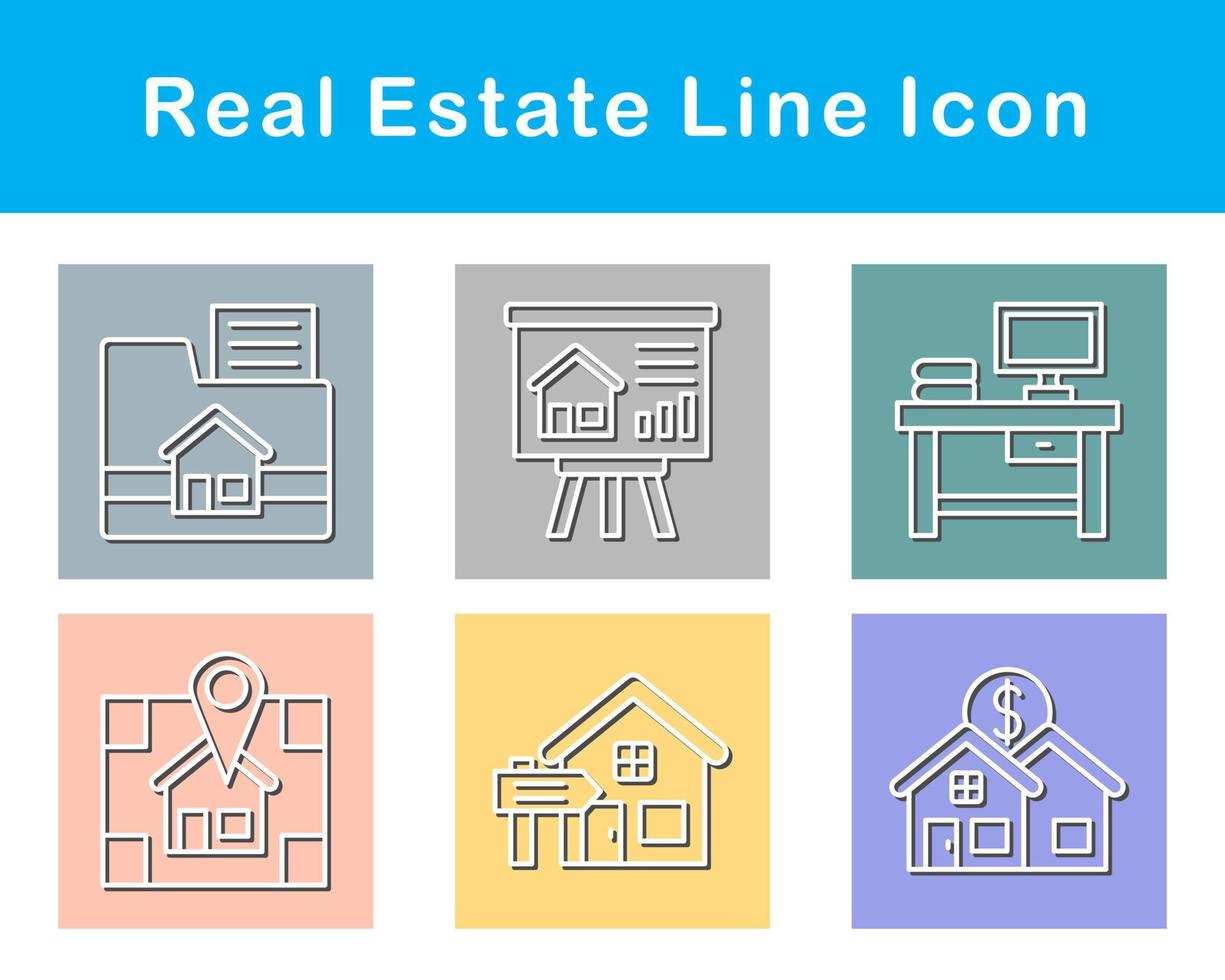 Real Estate Vector Icon Set