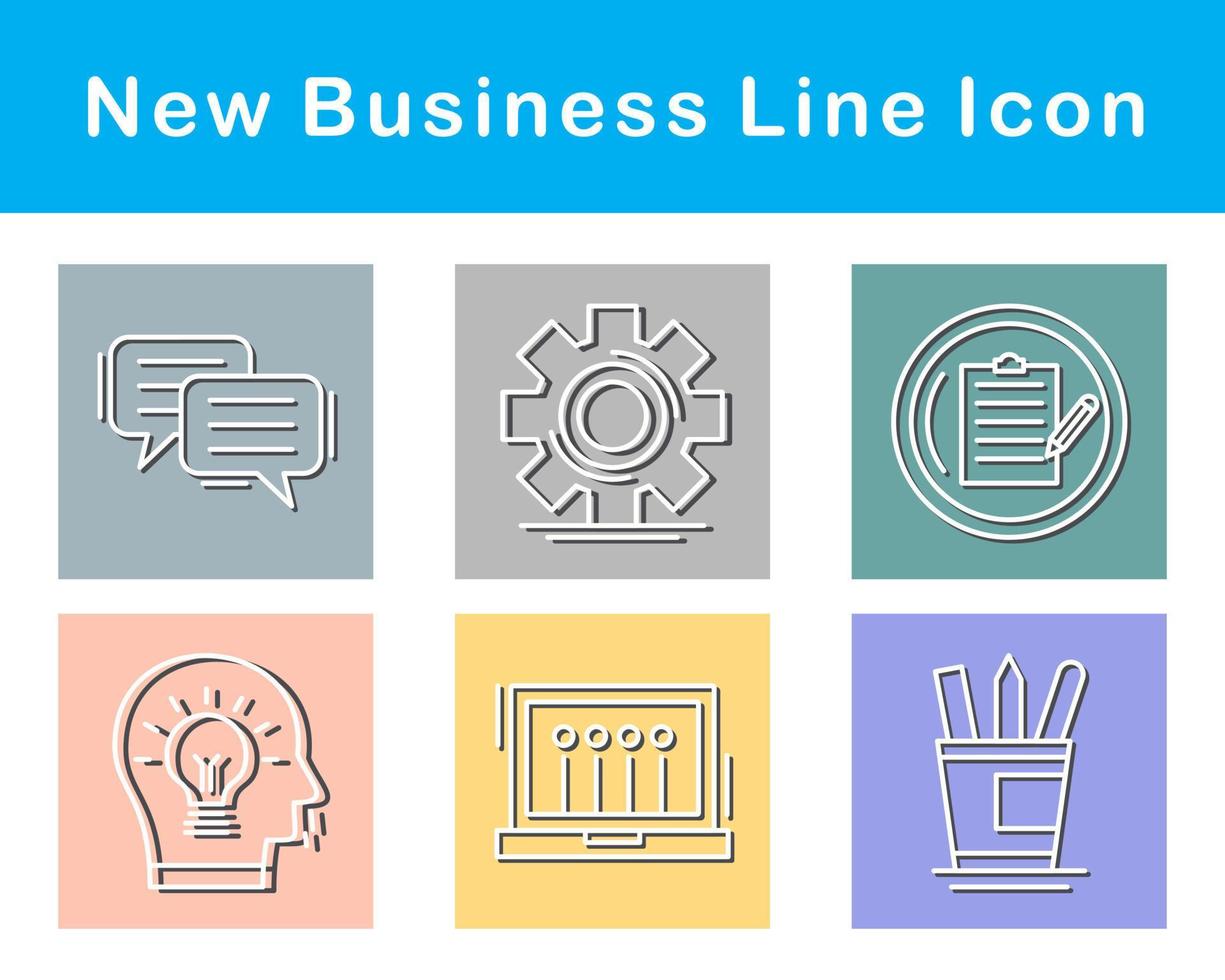 New Business Vector Icon Set