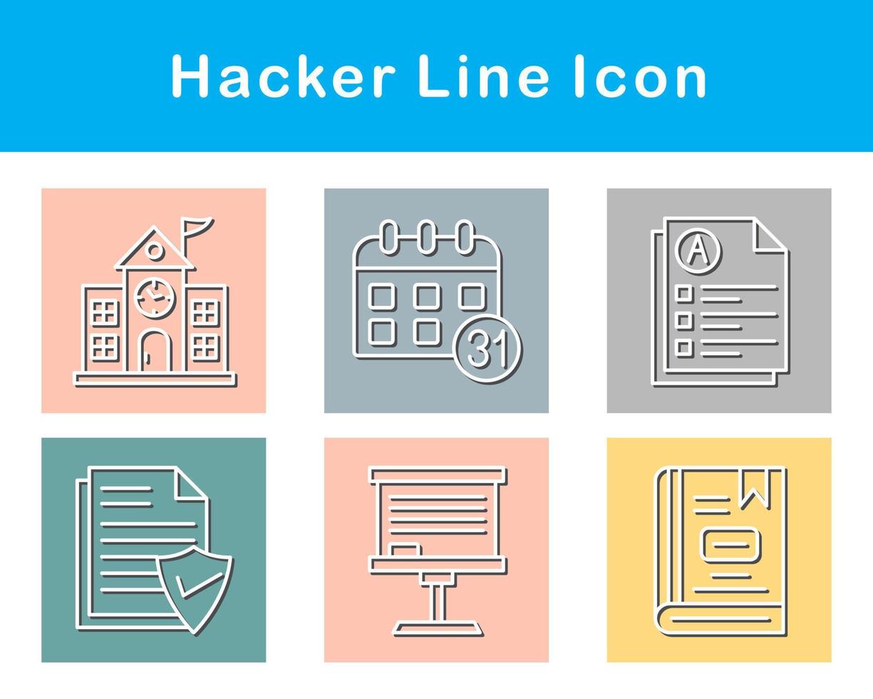 Hacker Vector Icon Set