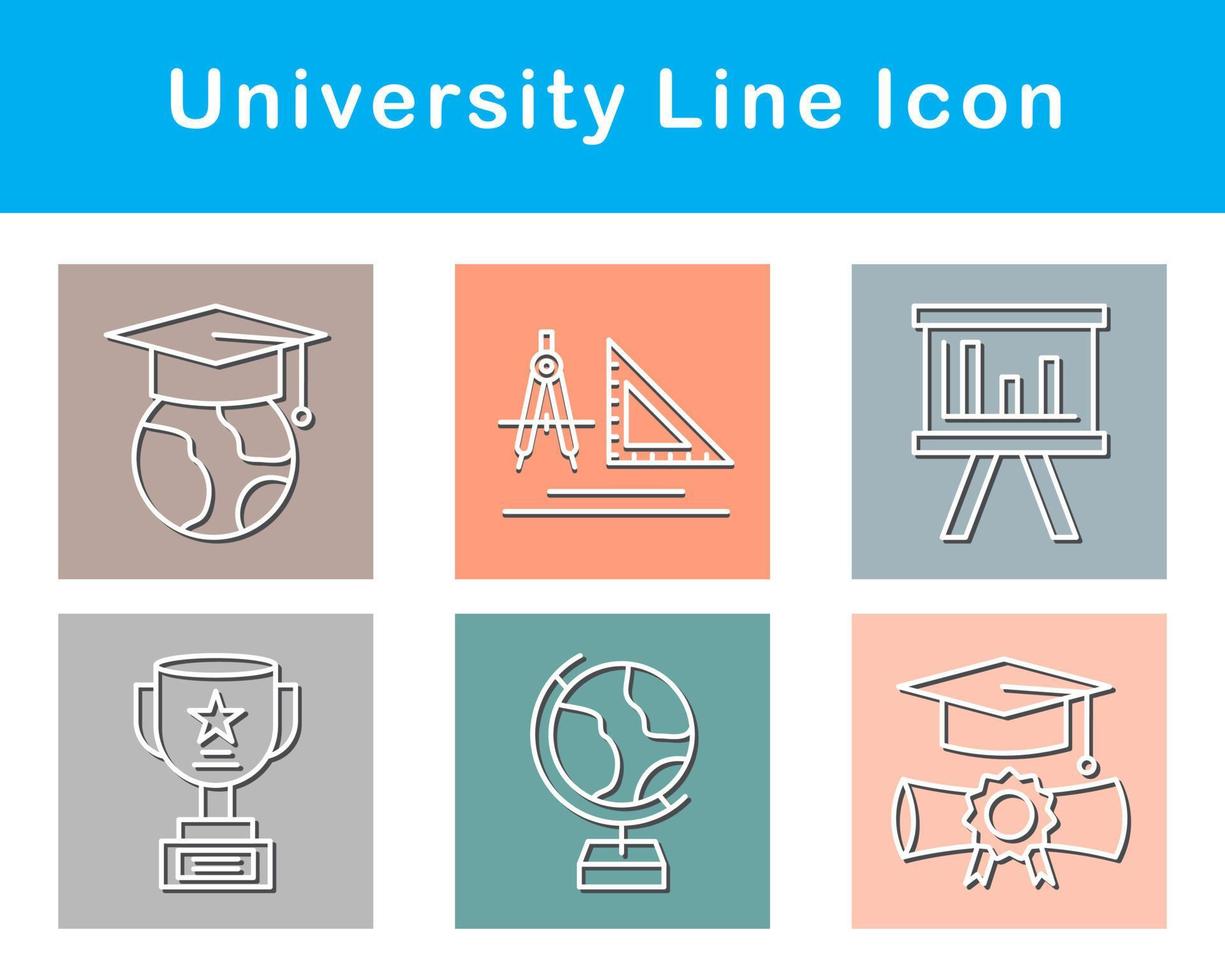 university Vector Icon Set