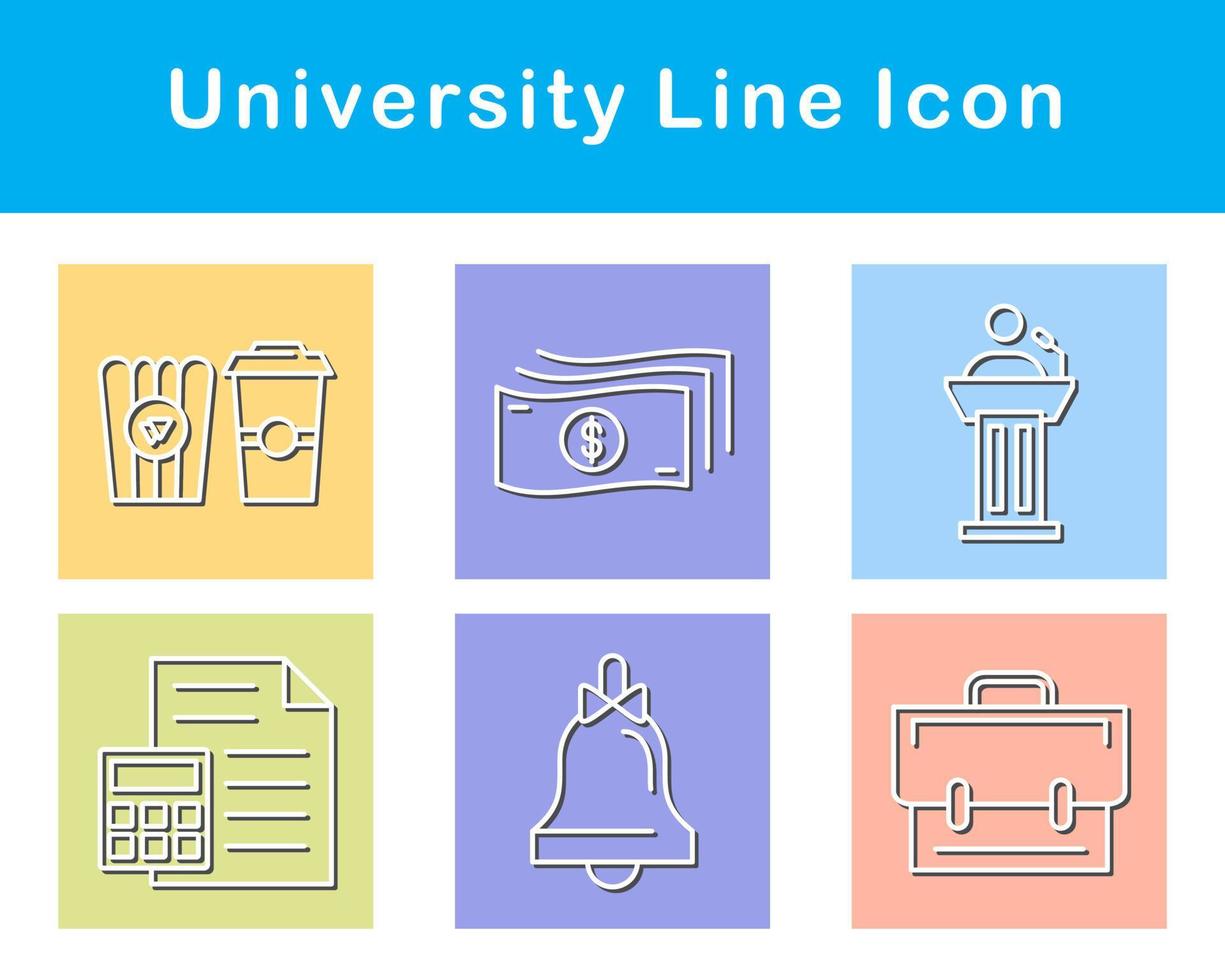 university Vector Icon Set