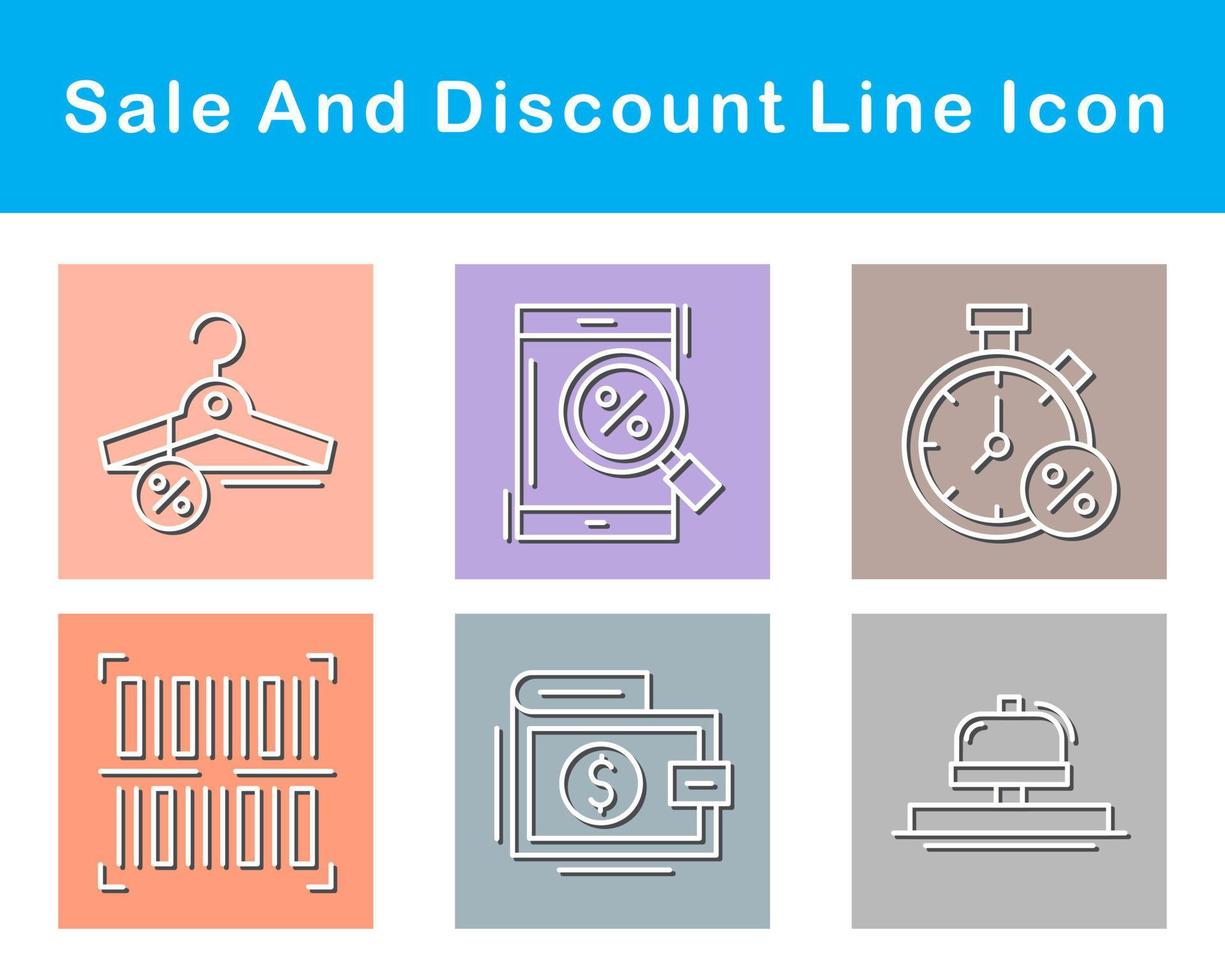 Sale And Discount Vector Icon Set