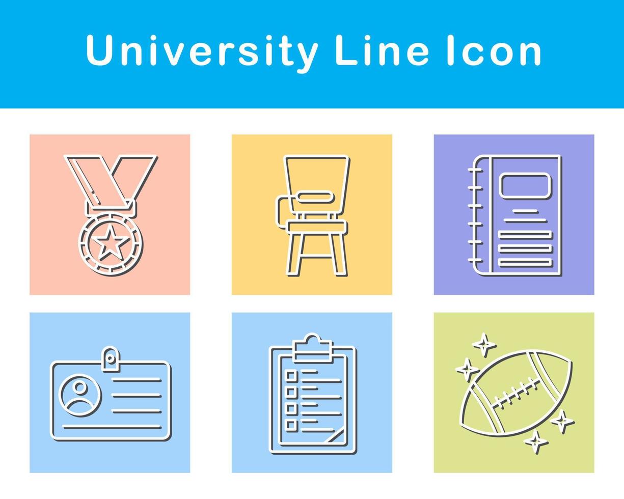university Vector Icon Set