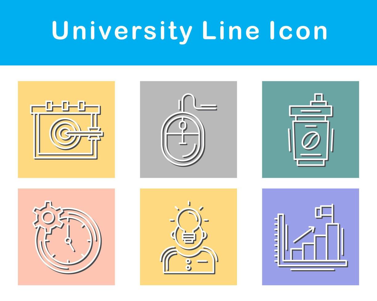 university Vector Icon Set