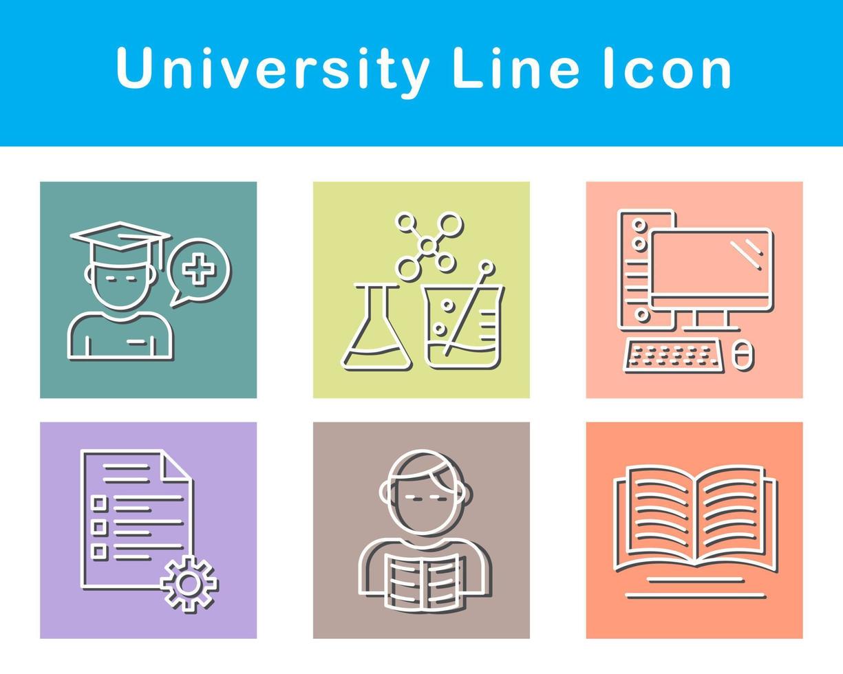 university Vector Icon Set