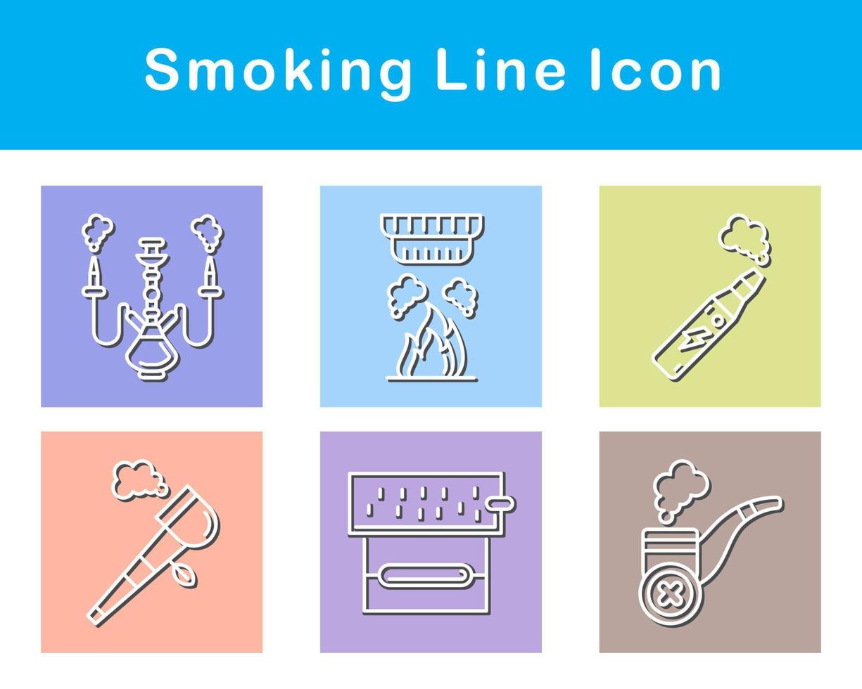 Smoking Vector Icon Set