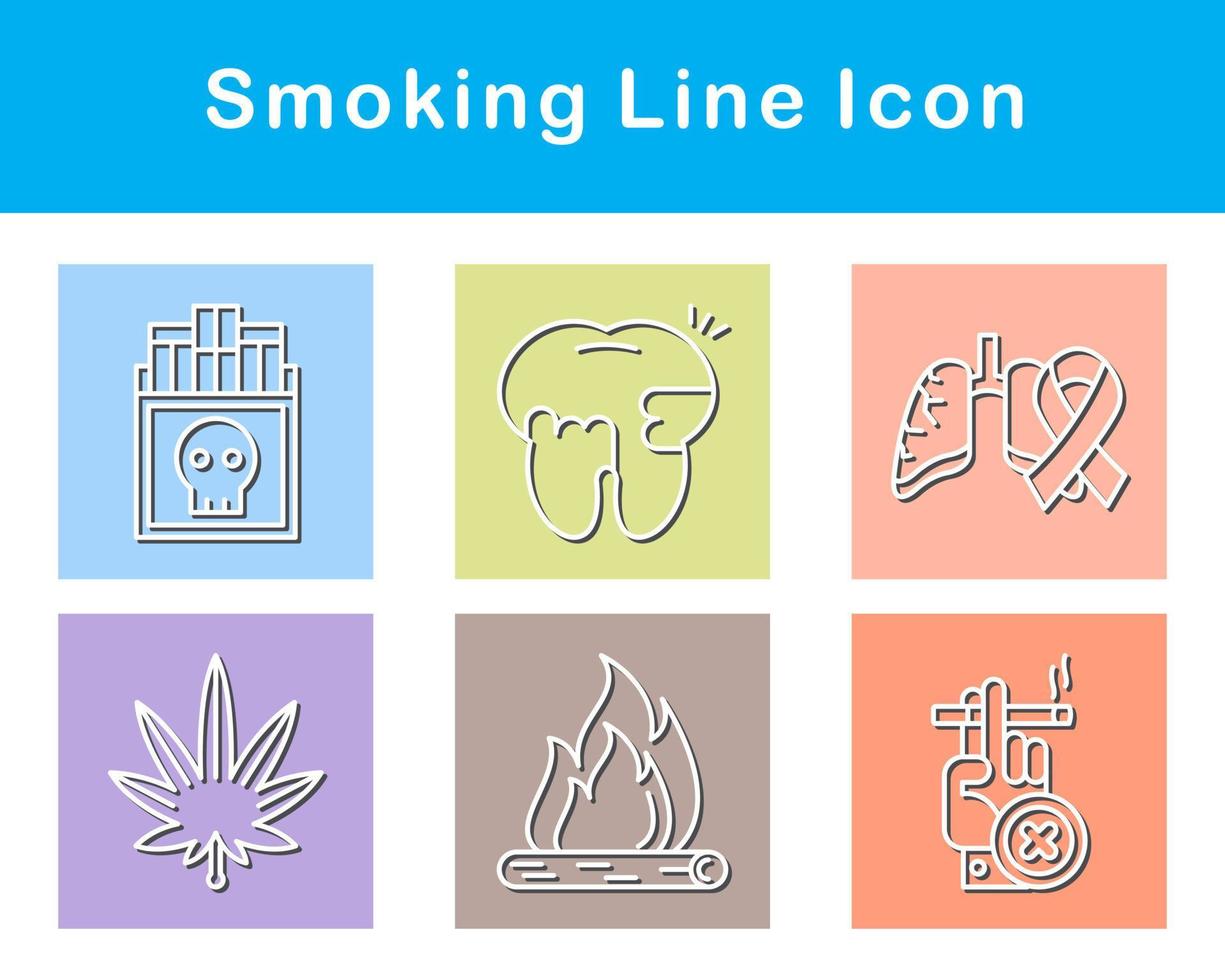 Smoking Vector Icon Set