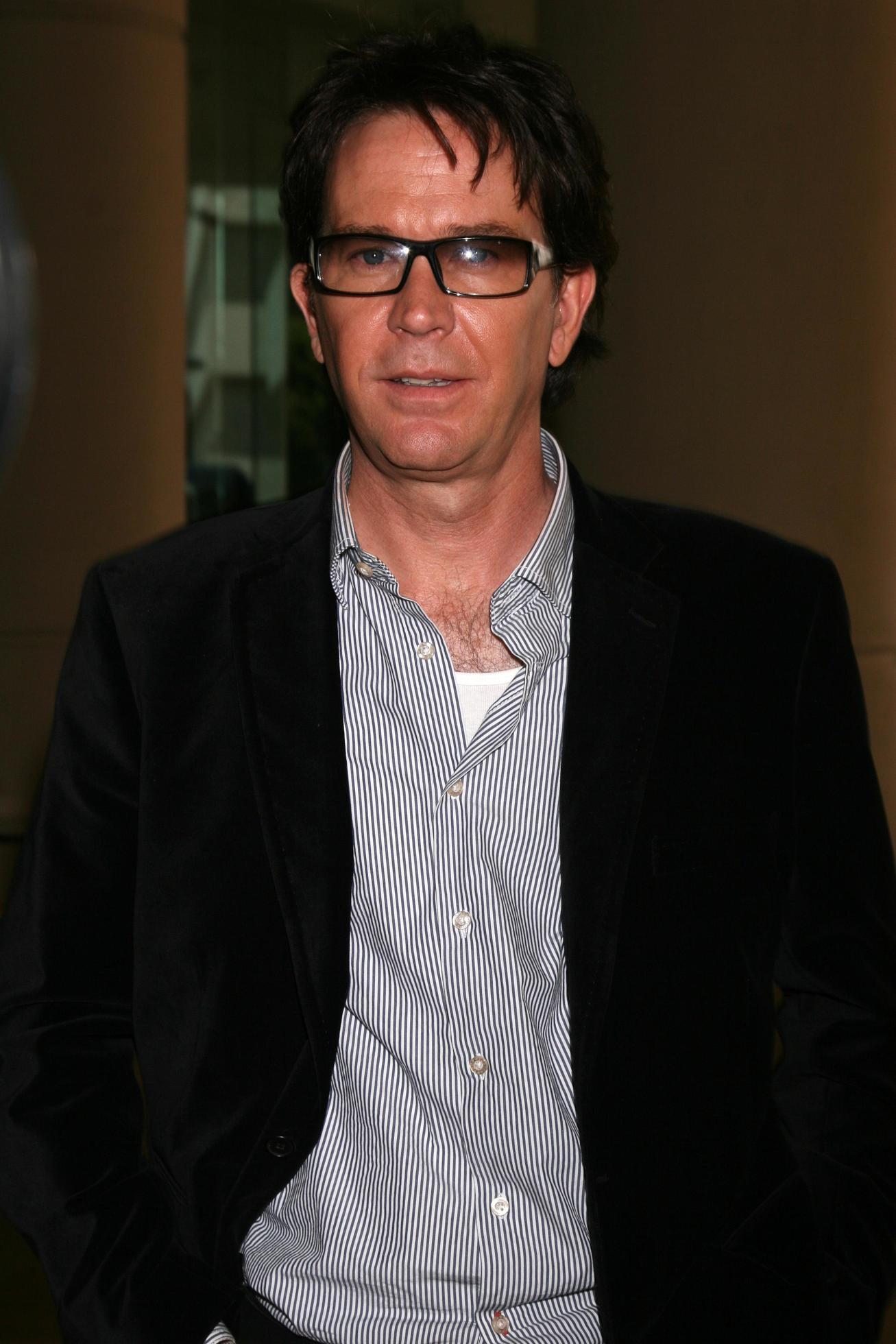 Timothy Hutton departing from the Beverly Hilton Hotel in Beverly Hills CA after doing press at(03)