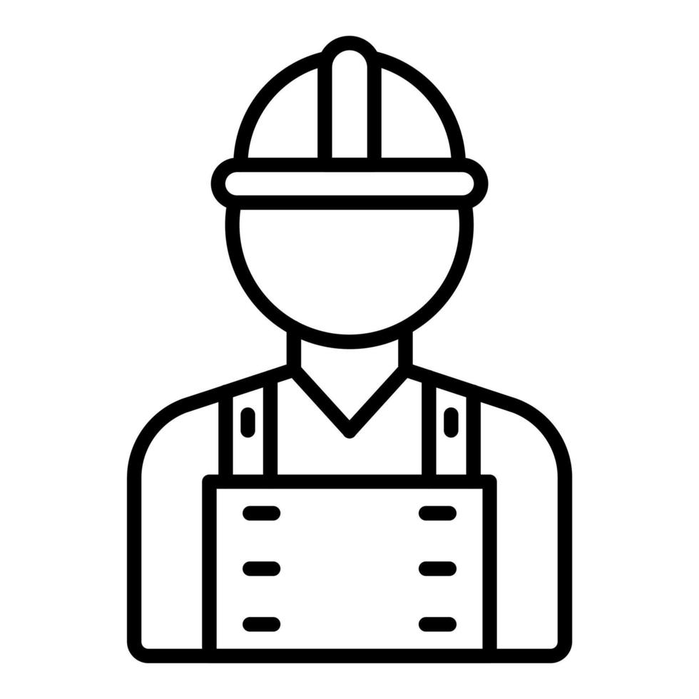 Architect Male Icon Style vector