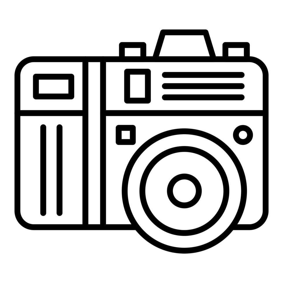 Digital Camera Icon Style vector