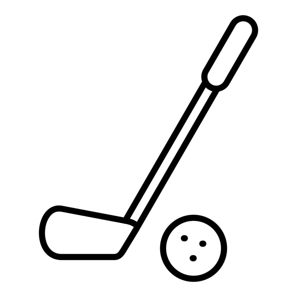 Golf Equipment Icon Style vector