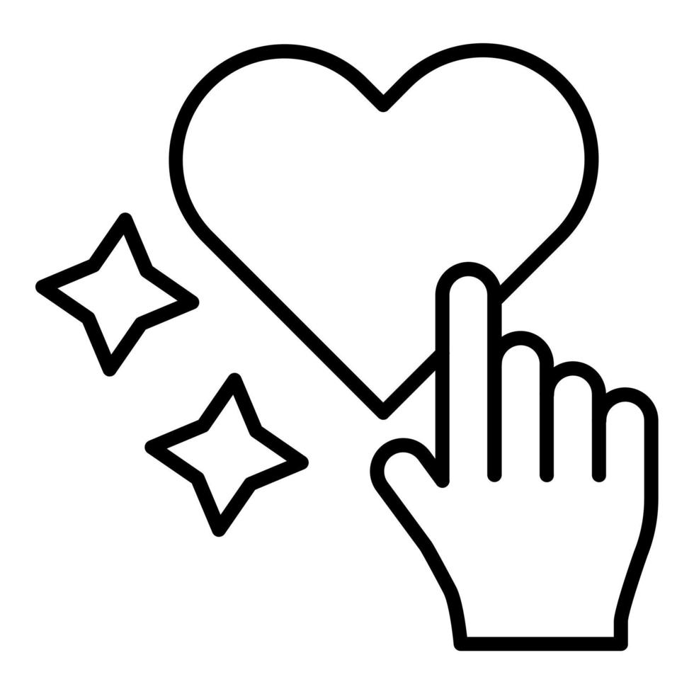 Please Like Icon Style vector