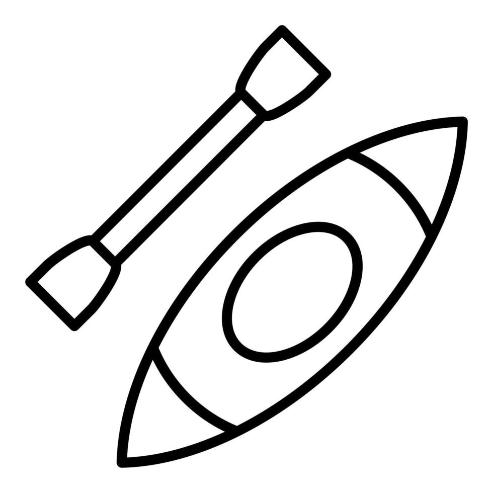 Kayak Icon Style vector