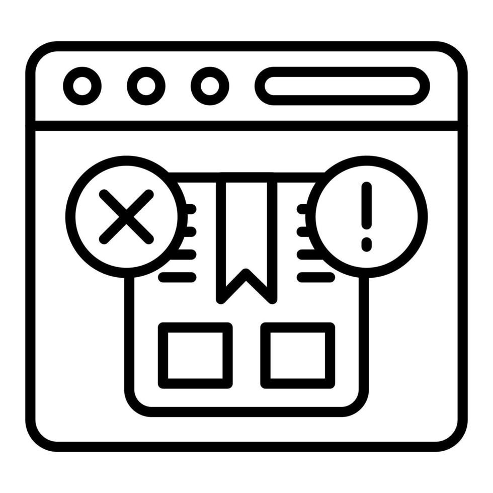 Damaged Package Icon Style vector