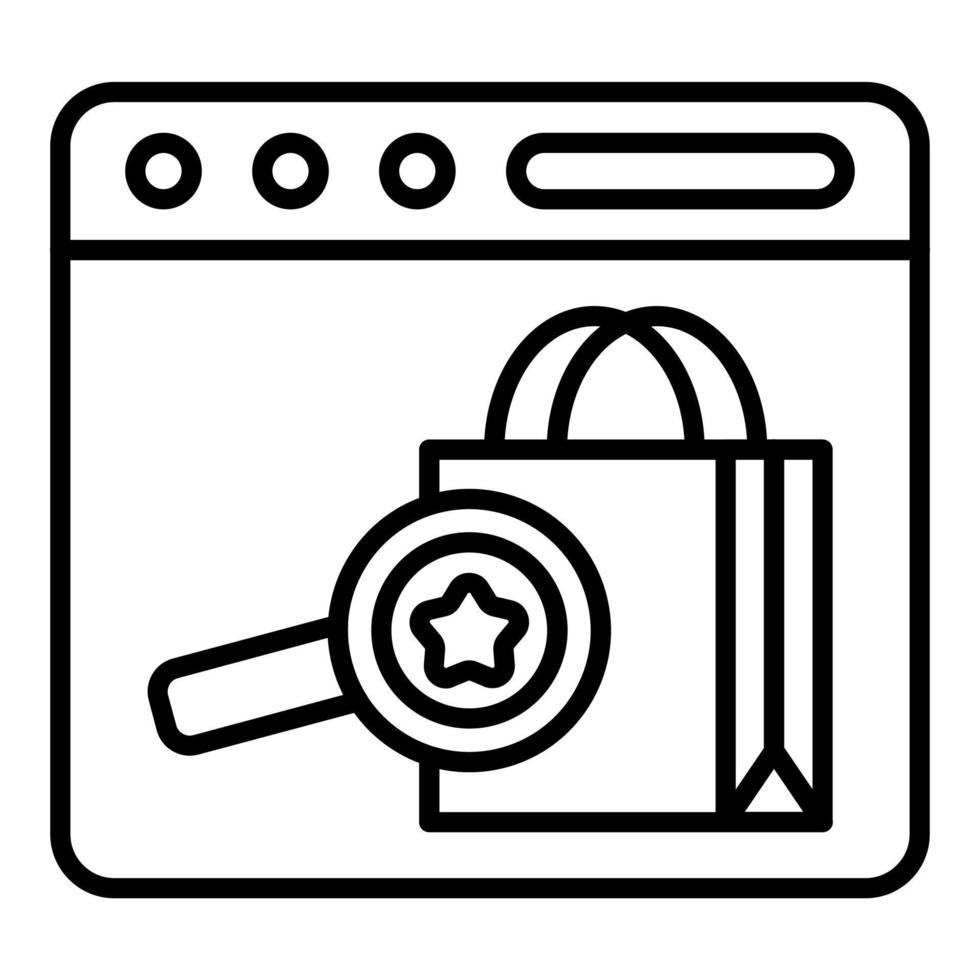 Find Favourite Product Icon Style vector