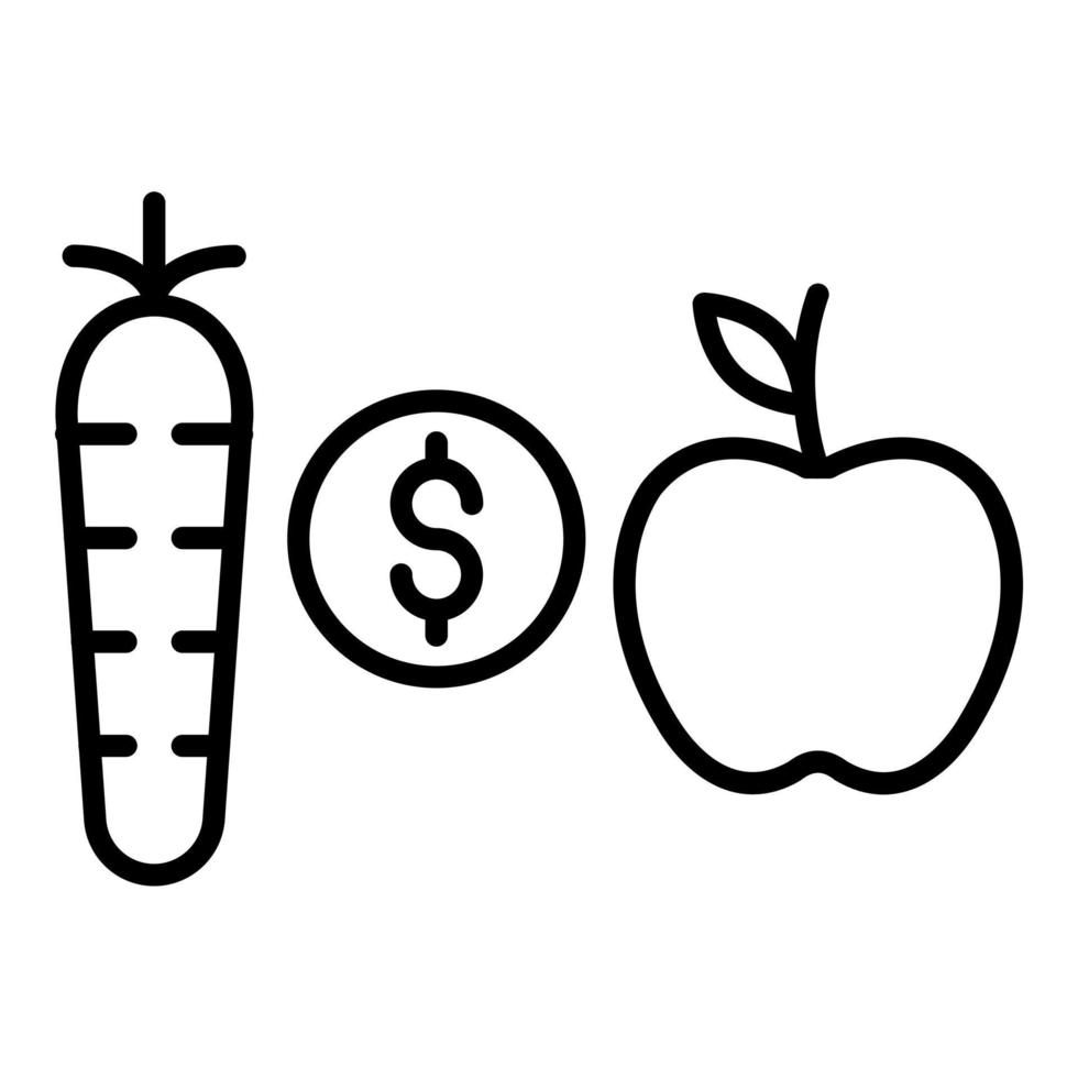 Budget Eating Icon Style vector