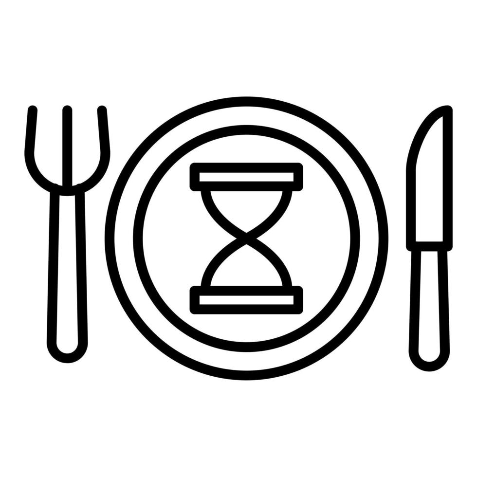 Eating Slowly Icon Style vector